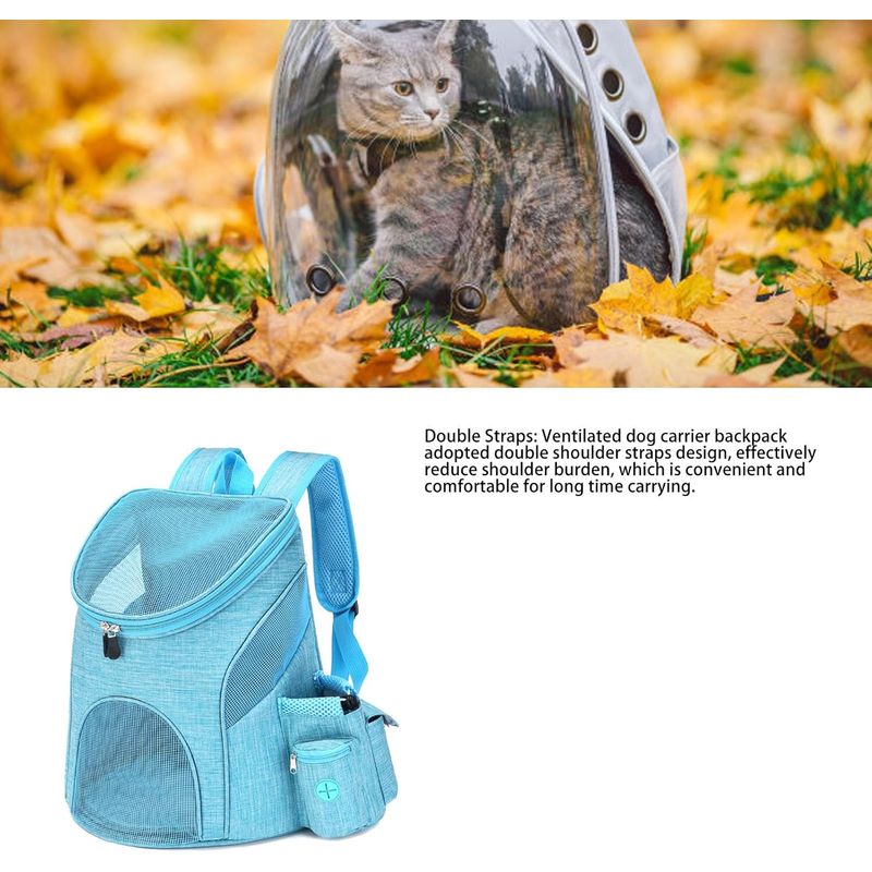 LovuPet Sac à dos de pour animaux de compagnie en maille respirante
