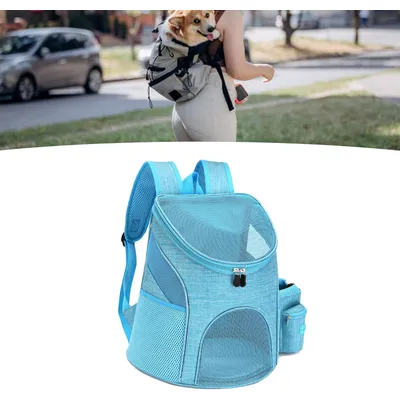 LovuPet Sac à dos de pour animaux de compagnie en maille respirante