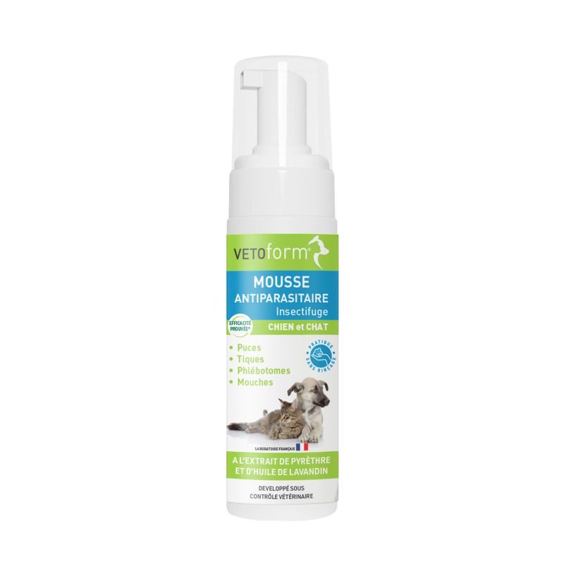 Shampooing antiparasitaire insectifuge