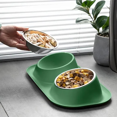 Gamelles pour chats Doubles gamelles d'eau et de nourriture