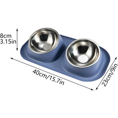 Gamelles pour chats Doubles gamelles d'eau et de nourriture