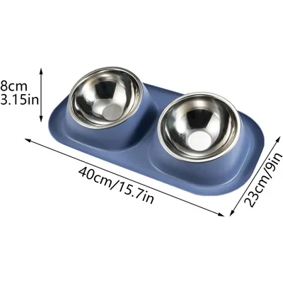 Gamelles pour chats Doubles gamelles d'eau et de nourriture