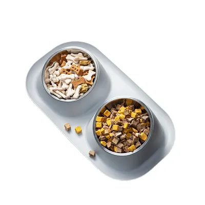 Gamelles pour chats Doubles gamelles d'eau et de nourriture