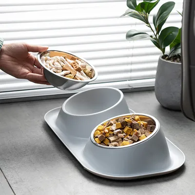 Gamelles pour chats Doubles gamelles d'eau et de nourriture