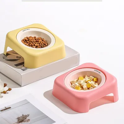 Gamelle inclinée en céramique pour chien