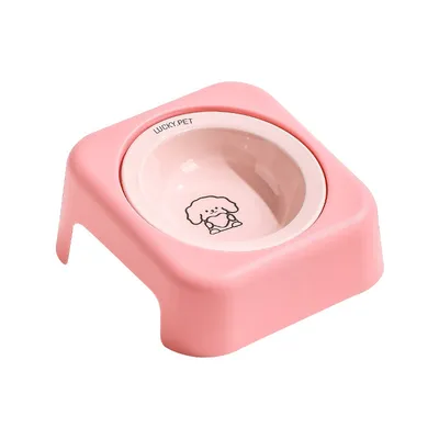 Gamelle inclinée en céramique pour chien