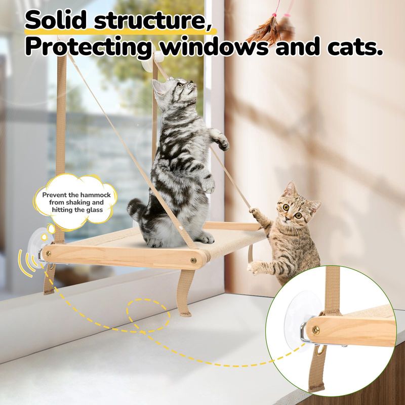 Perchoir pour fenêtre de chat - Hamac pour chat