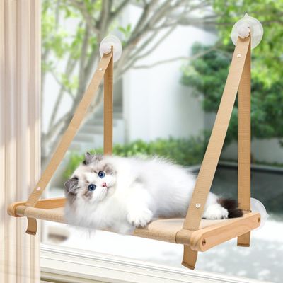 Qinhul Perchoir pour fenêtre de chat - Hamac pour chat
