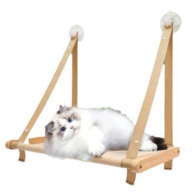 Qinhul Perchoir pour fenêtre de chat - Hamac pour chat Hamac 52 x 39cm
