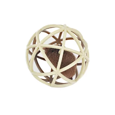 Petopia Jouet en plastique pour chat (Balle de sisal)