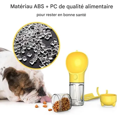 Pet Planet Botella de agua de viaje para perros