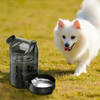 Pet Planet Botella de agua para perros de 2,5 L para exteriores