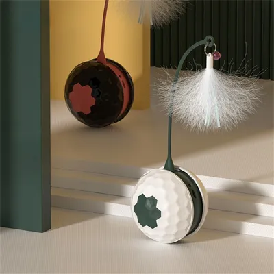 Pet Planet Jouet électronique Balle oscillante pour chat