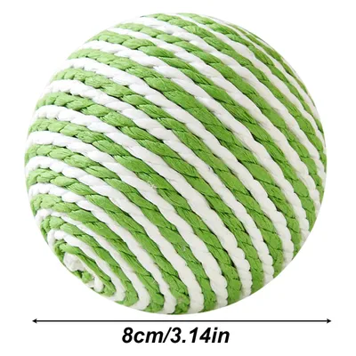 Balle en Sisal pour Chat Jouet interactif pour chat
