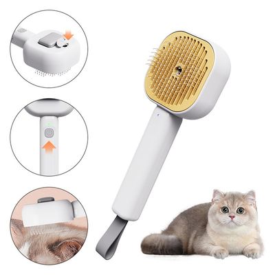 Pet Planet Brosse à vapeur 4 en 1 pour chats et chiens