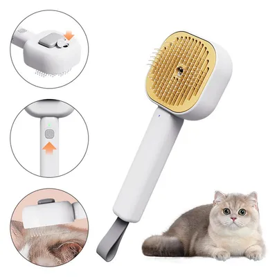 Pet Planet Brosse à vapeur 4 en 1 pour chats et chiens Pet Planet Brosse à vapeur 4 en 1 pour chats et chiens