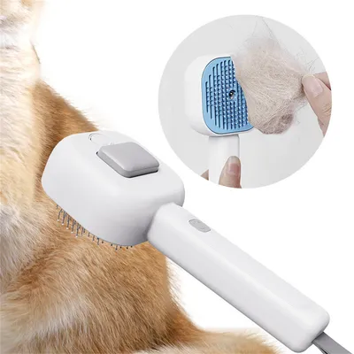 Pet Planet Brosse à vapeur 4 en 1 pour chats et chiens