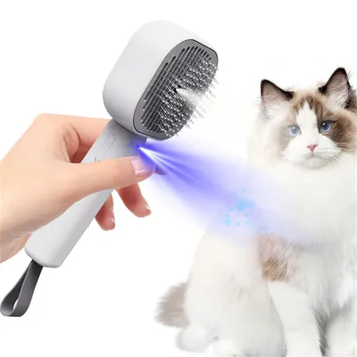 Pet Planet Brosse à vapeur 4 en 1 pour chats et chiens