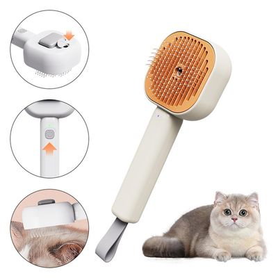 Pet Planet Brosse à vapeur 4 en 1 pour chats et chiens