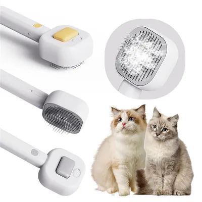 Pet Planet Brosse à vapeur 4 en 1 pour chats et chiens