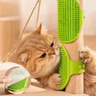 Petopia Brosse de bain en caoutchouc pour animaux