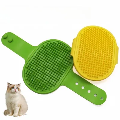 Petopia Brosse de bain en caoutchouc pour animaux Petopia Brosse de bain en caoutchouc pour animaux
