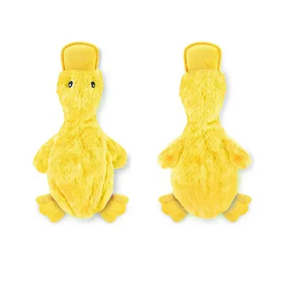 Petopia Jouet canard plat sans rembourrage pour chien