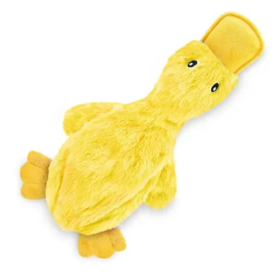 Petopia Jouet canard plat sans rembourrage pour chien
