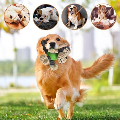 Petopia Jouet en peluche en forme de singe pour chien
