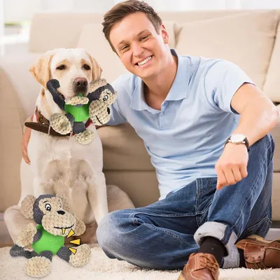 Petopia Jouet en peluche en forme de singe pour chien