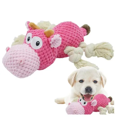 Petopia Jouet couineur pour chien en forme de vache