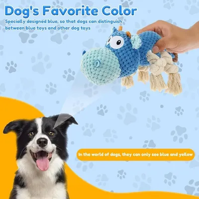 Petopia Jouet couineur pour chien en forme de vache