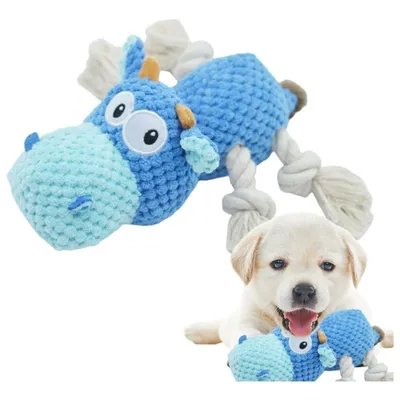 Petopia Jouet couineur pour chien en forme de vache