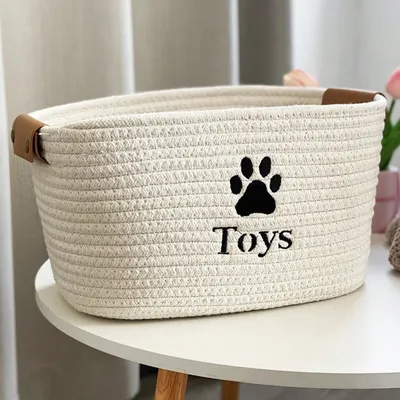 Petopia Panier de rangement pour jouets d'animaux