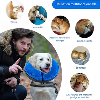Pet Planet Collier protecteur gonflable pour chien
