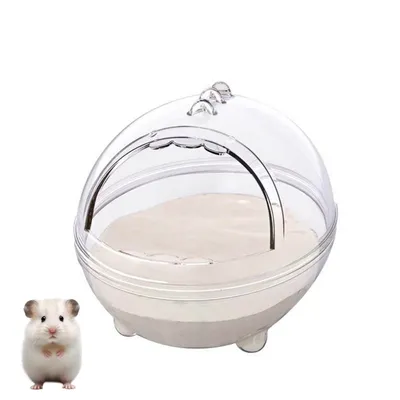 Petopia Baignoire transparente et pelles à sable pour hamster
