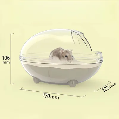 Petopia Baignoire transparente et pelles à sable pour hamster