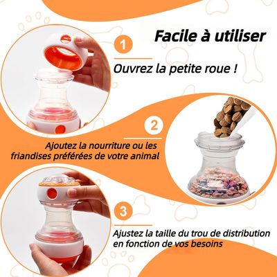 ZooVenture Alimentation Lente Jouet Distributeur Croquettes pour Chien