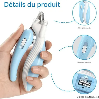 IntiMeg Coupe - Ongles LED pour Chien