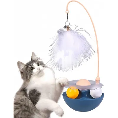 Pet Planet Chats Jouet interactif avec plume Pet Planet Chats Jouet interactif avec plume