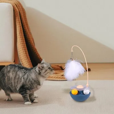 Pet Planet Chats Jouet interactif avec plume