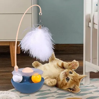 Pet Planet Chats Jouet interactif avec plume