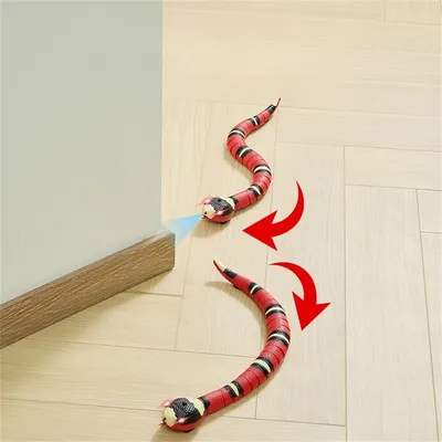 Jouet serpent électrique pour chat