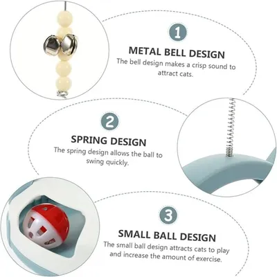 Pet Planet Chats Jouet de teasage rotatif