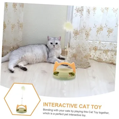 Pet Planet Chats Jouet de teasage rotatif