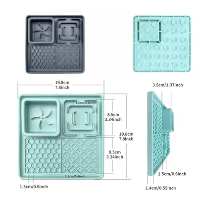 Pet Planet Tapis à lécher assiette Slow Food