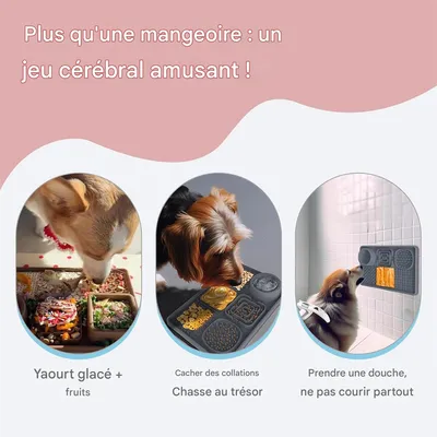 Pet Planet Coussin à lécher en silicone 20×30cm