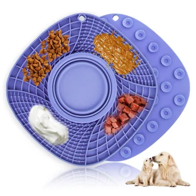Pet Planet Cuenco plegable para lamer perros
