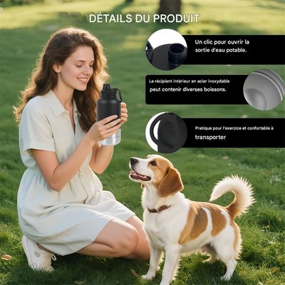 Pet Planet Gourde isotherme pour chien