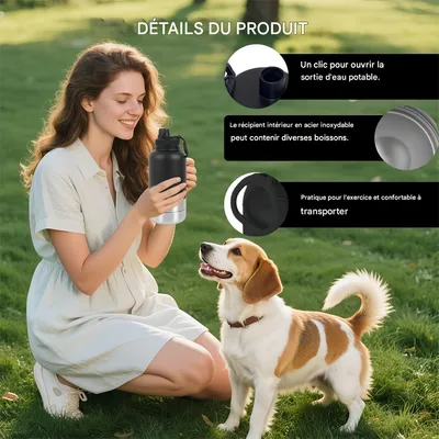 Pet Planet Gourde isotherme pour chien